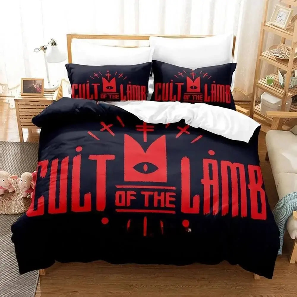Game Cult Of The Lamb Quilt Cover