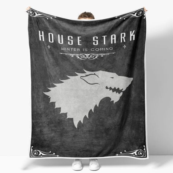Game of Thrones House Stark blanket for couch