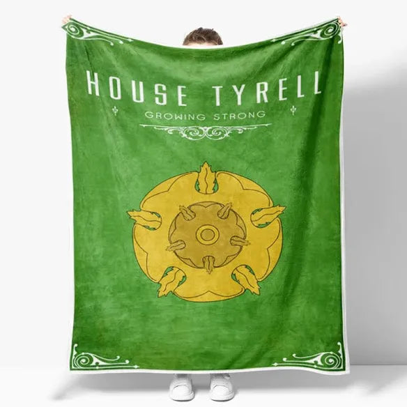 House Tyrell fantasy blanket flannel throw