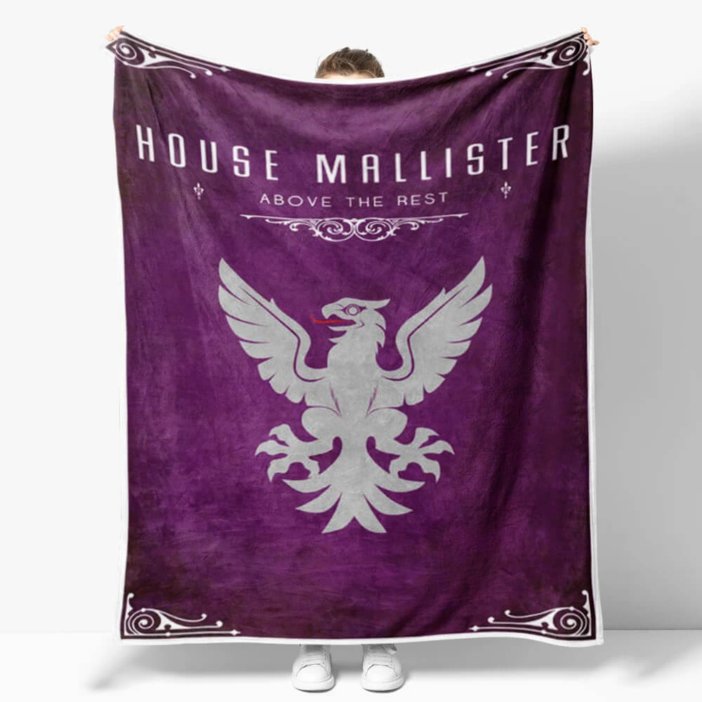 House Mallister Targaryen themed blanket for fans