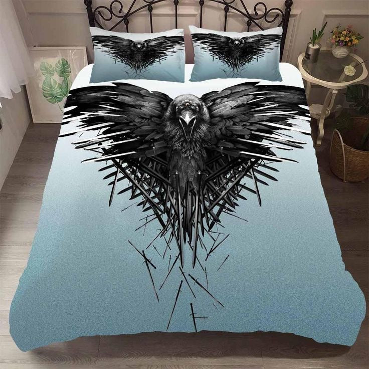 Game of throne raven bedding