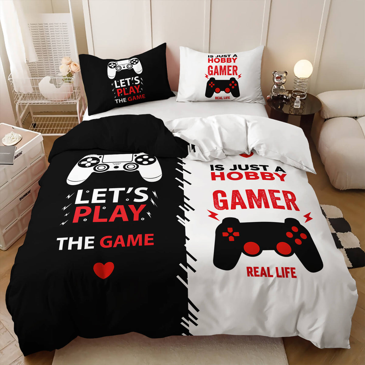 Video game themed bedding
