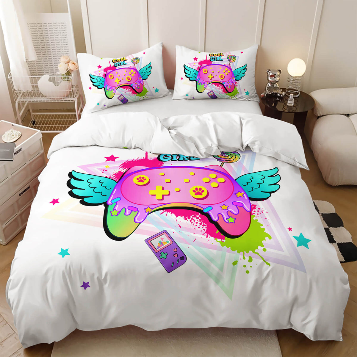 Gaming console bedding set