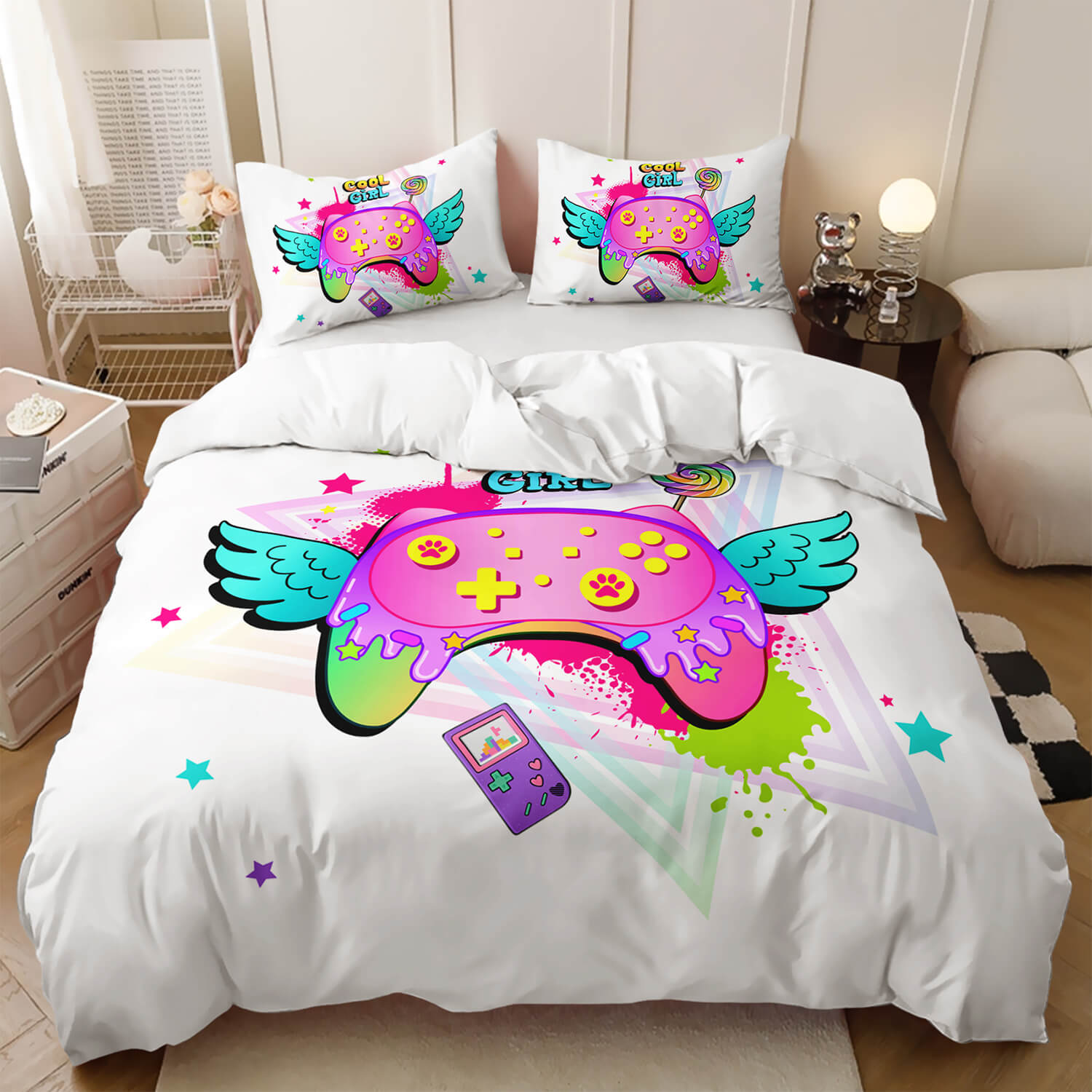 Gaming console bedding set