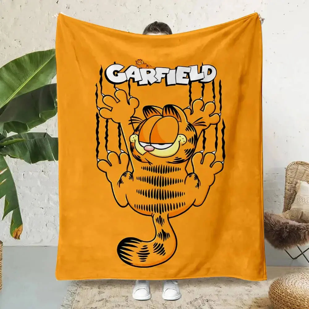 Garfield Cartoon Kids Throw Blanket Zirconic