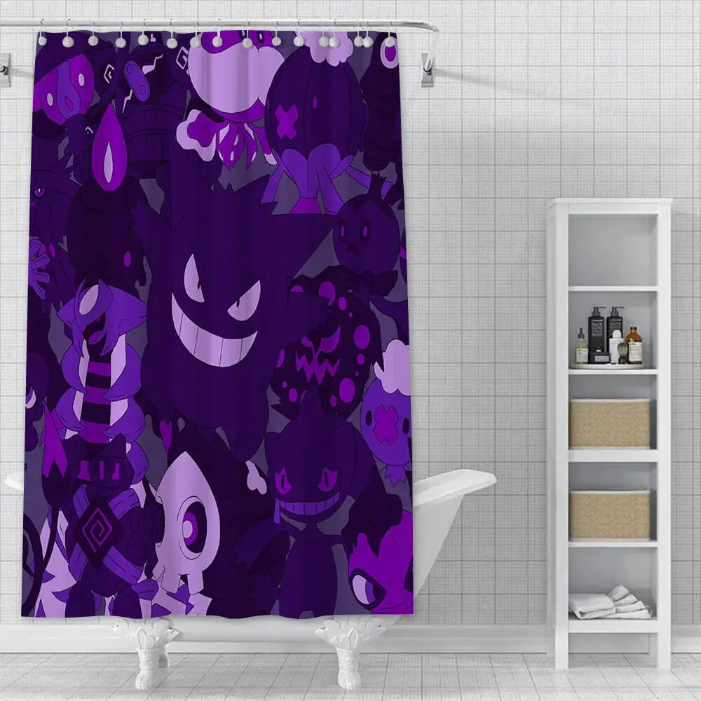 Gengar Shower Curtain