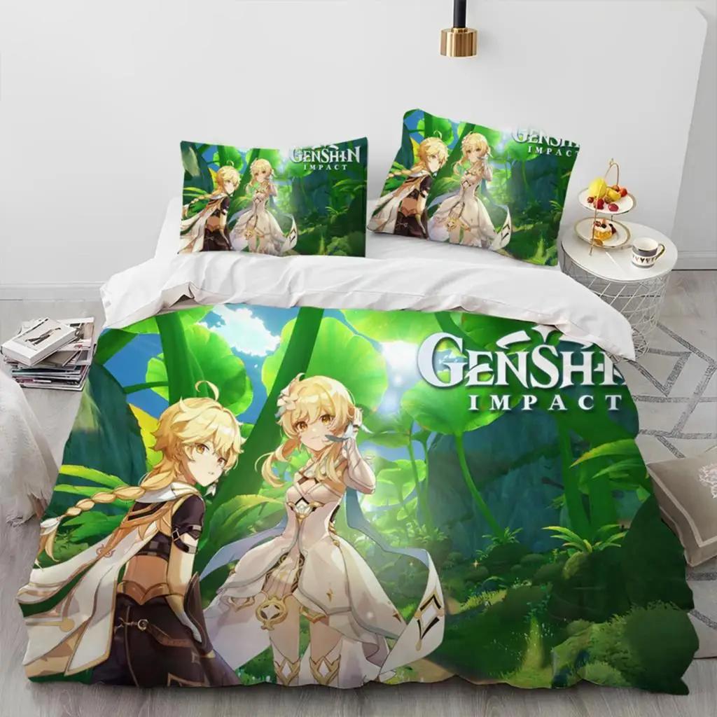 Aether Genshin Impact bedding gamer decor