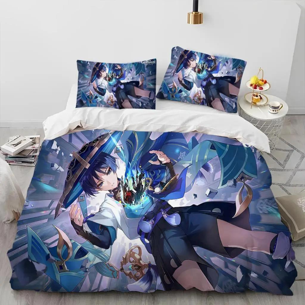 Xiao Genshin Impact duvet cover design