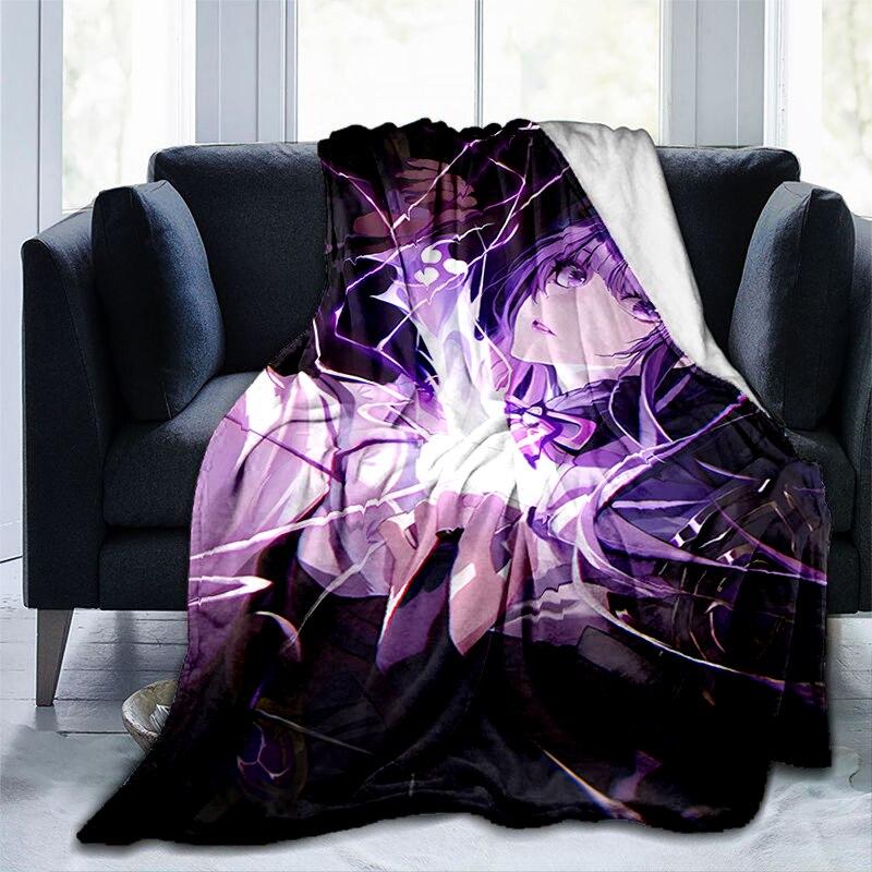 Genshin Impact anime throw blanket