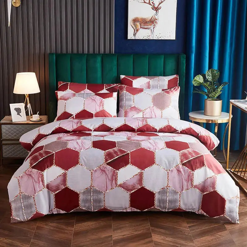 Geometric Hexagon Doona Cover