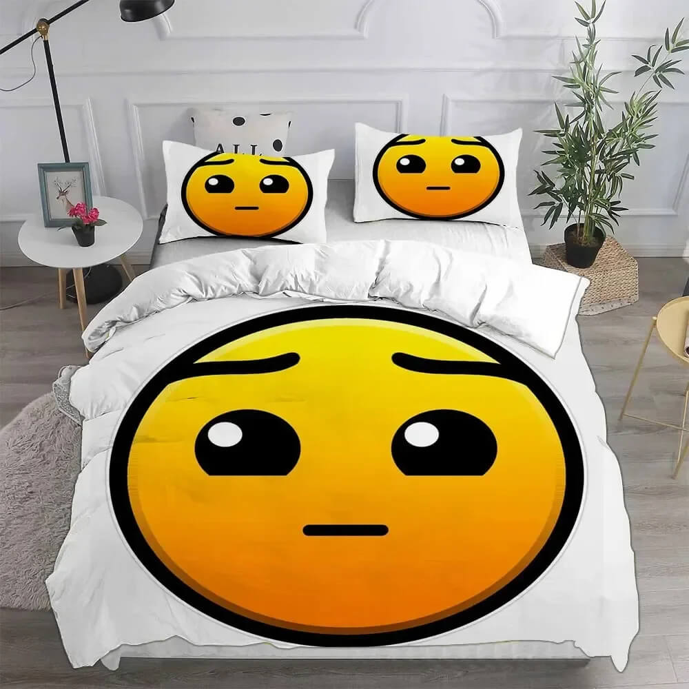 Geometry Dash themed doona cover for adults