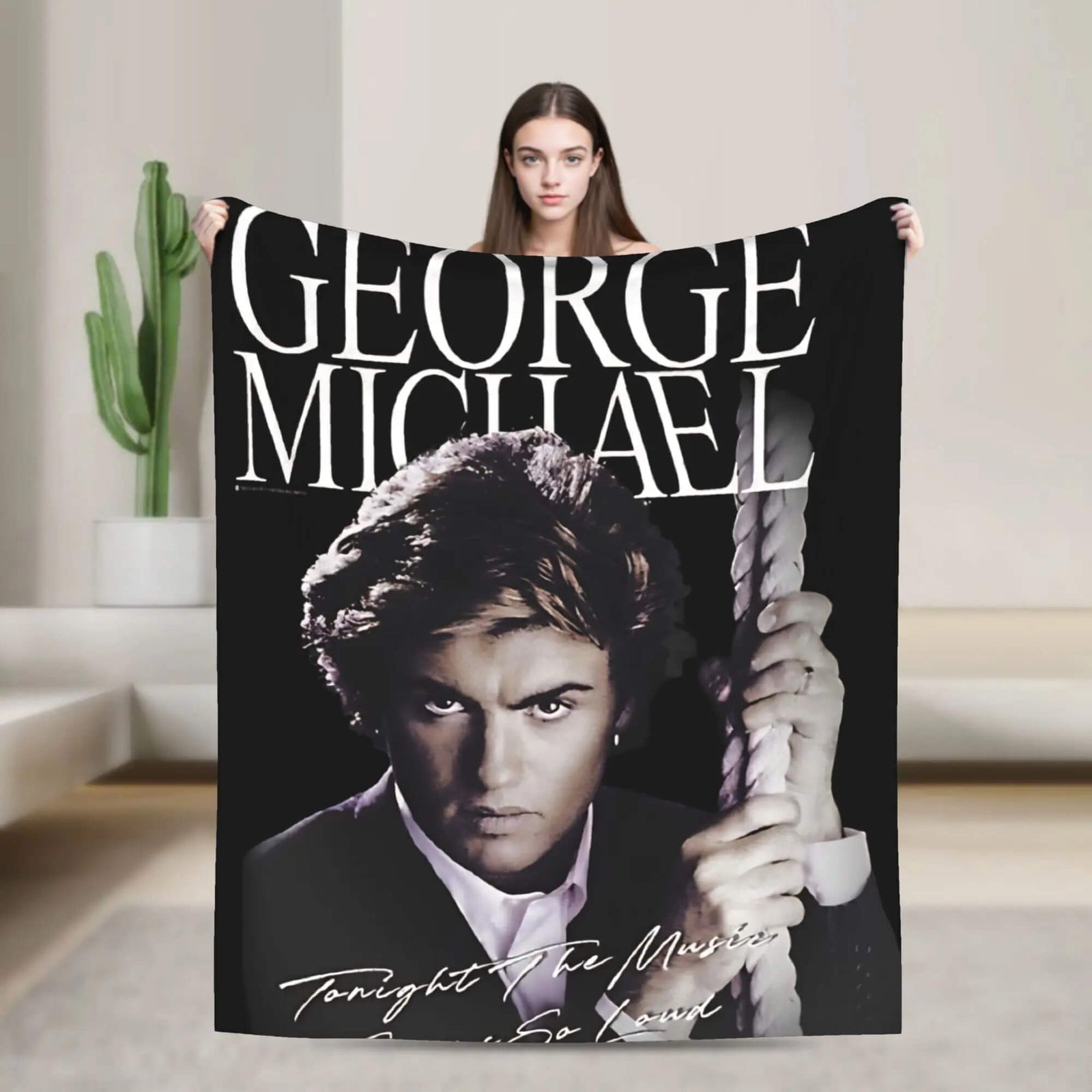 George Michael blanket gift idea