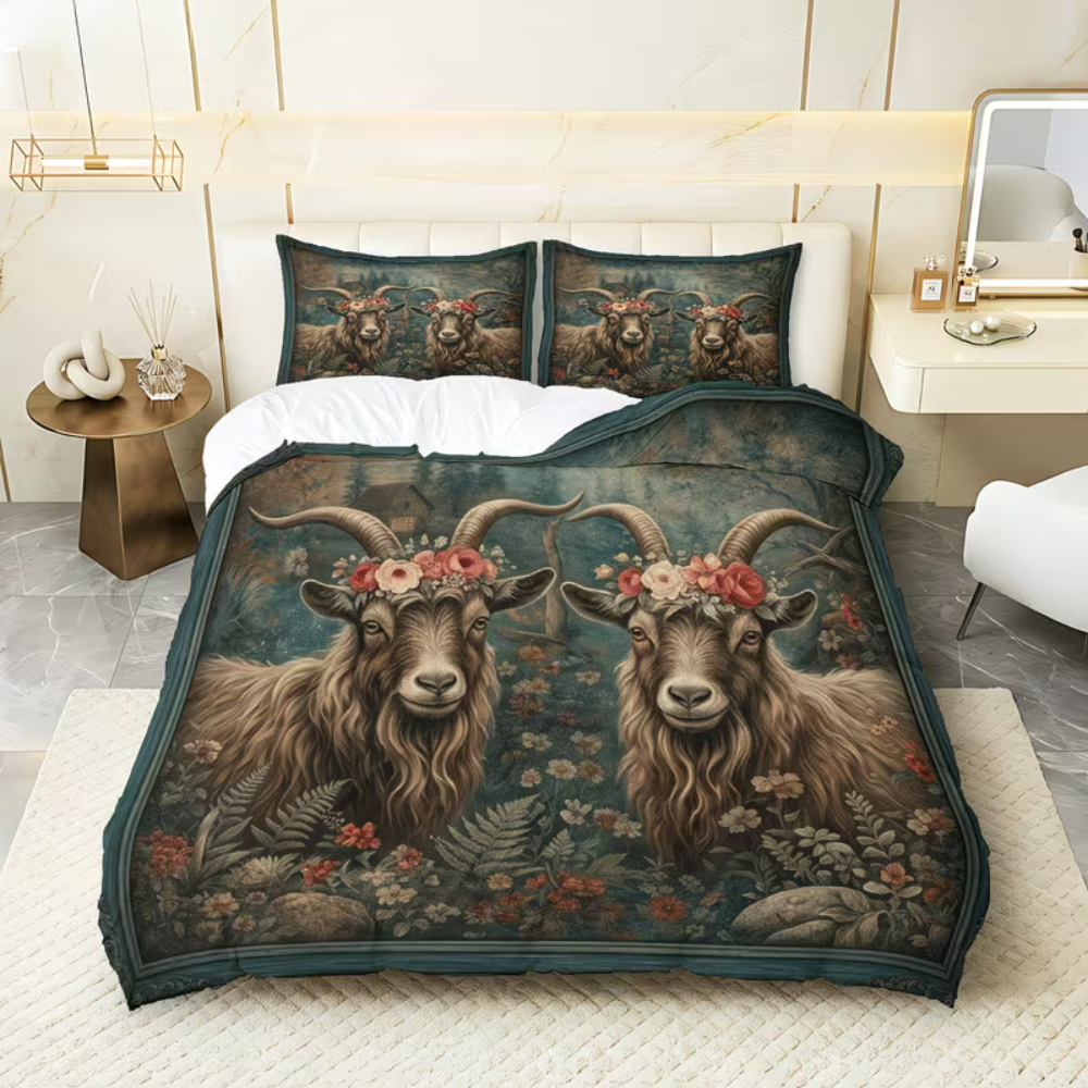 goat duvet cover washable