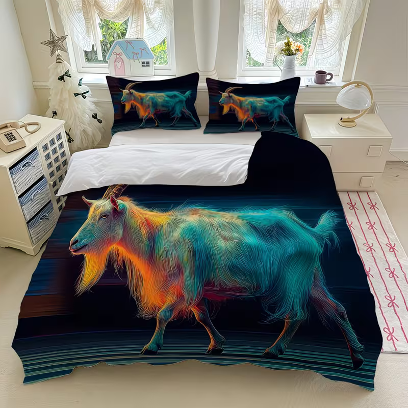 goat quilt cover king size