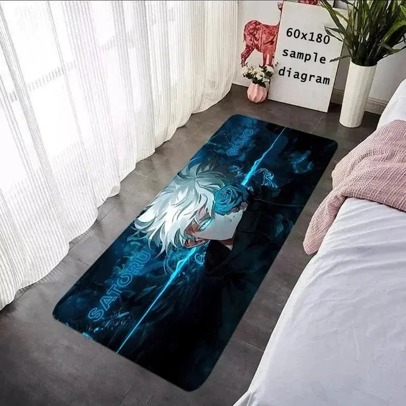 Gojo Satoru Anime Rug Zirconic