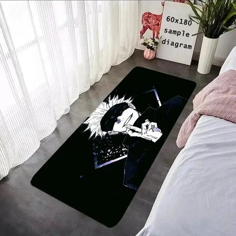 Gojo Satoru Anime Rug Zirconic