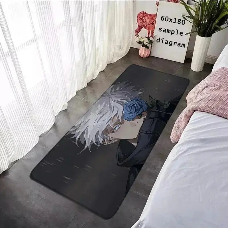 Gojo Satoru Anime Rug Zirconic