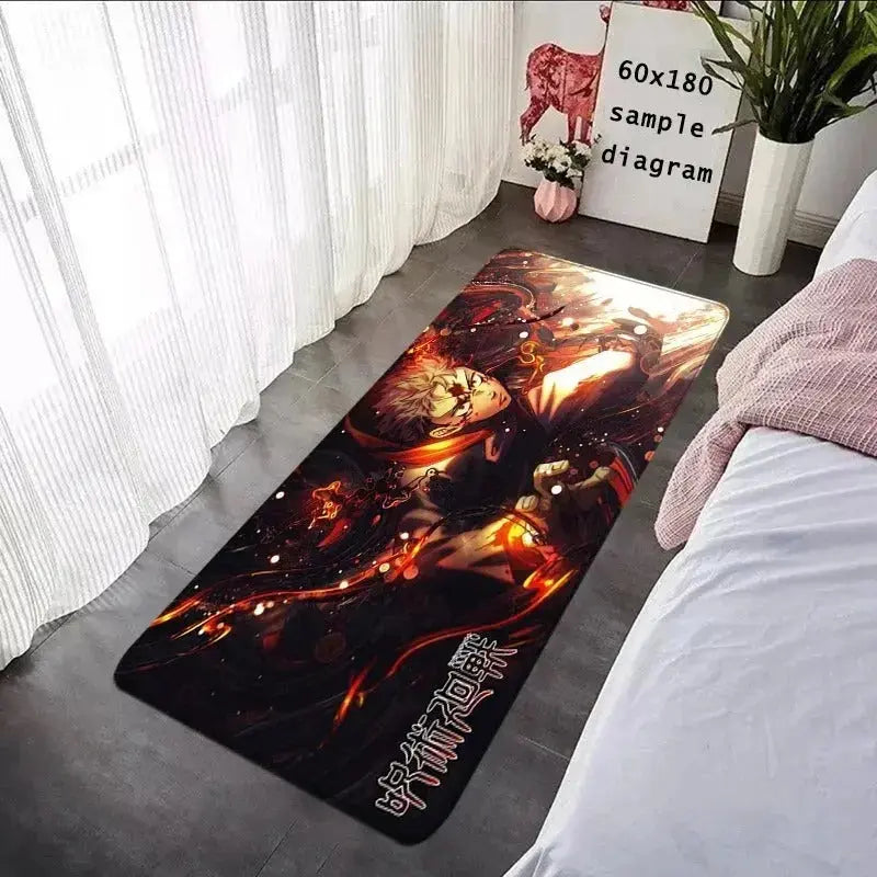 Gojo Satoru Anime Rug Zirconic