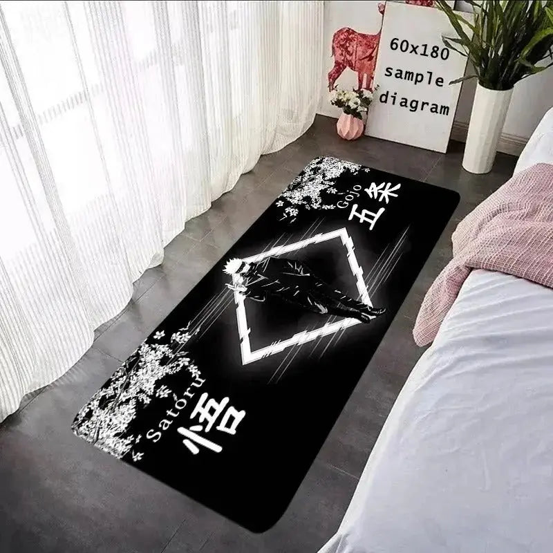 Gojo Satoru Anime Rug Zirconic
