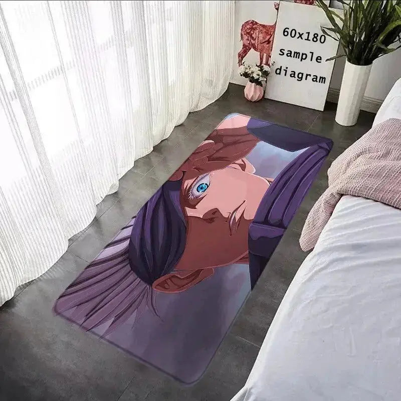 Gojo Satoru Anime Rug Zirconic
