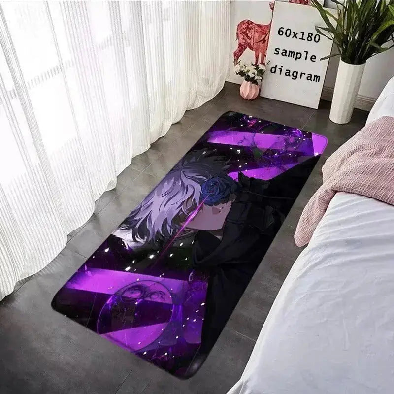 Gojo Satoru Anime Rug Zirconic