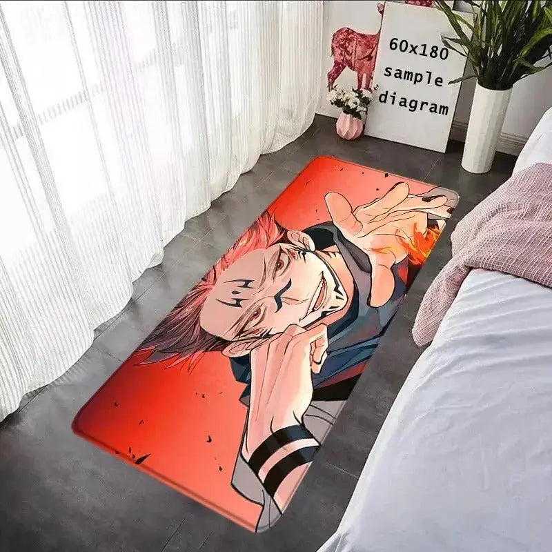 Gojo Satoru Anime Rug Zirconic