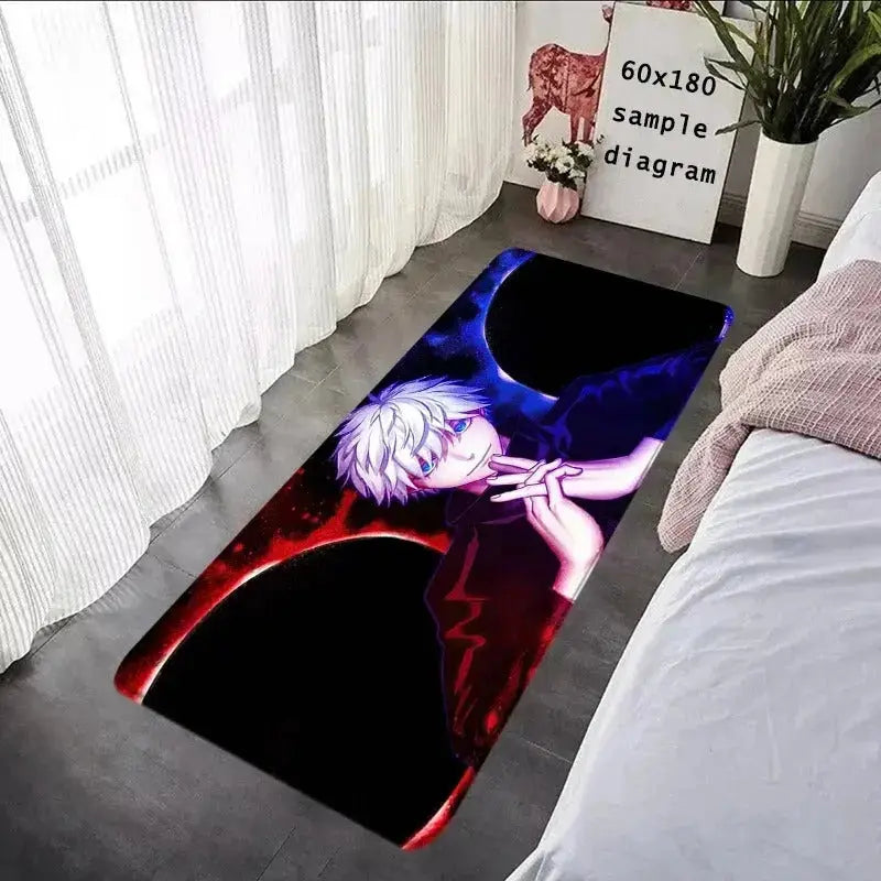 Gojo Satoru Anime Rug Zirconic