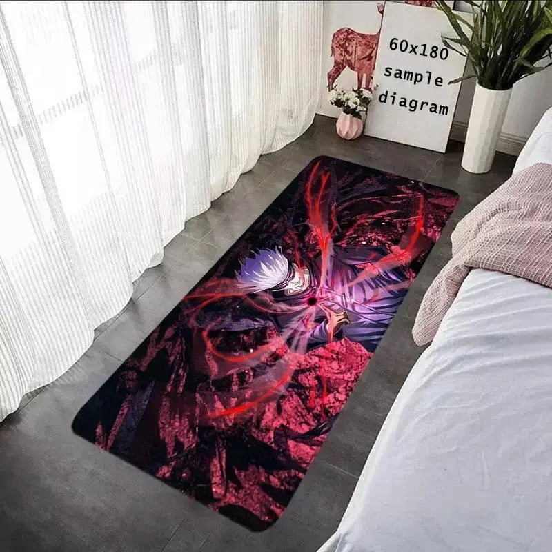 Gojo Satoru Anime Rug Zirconic