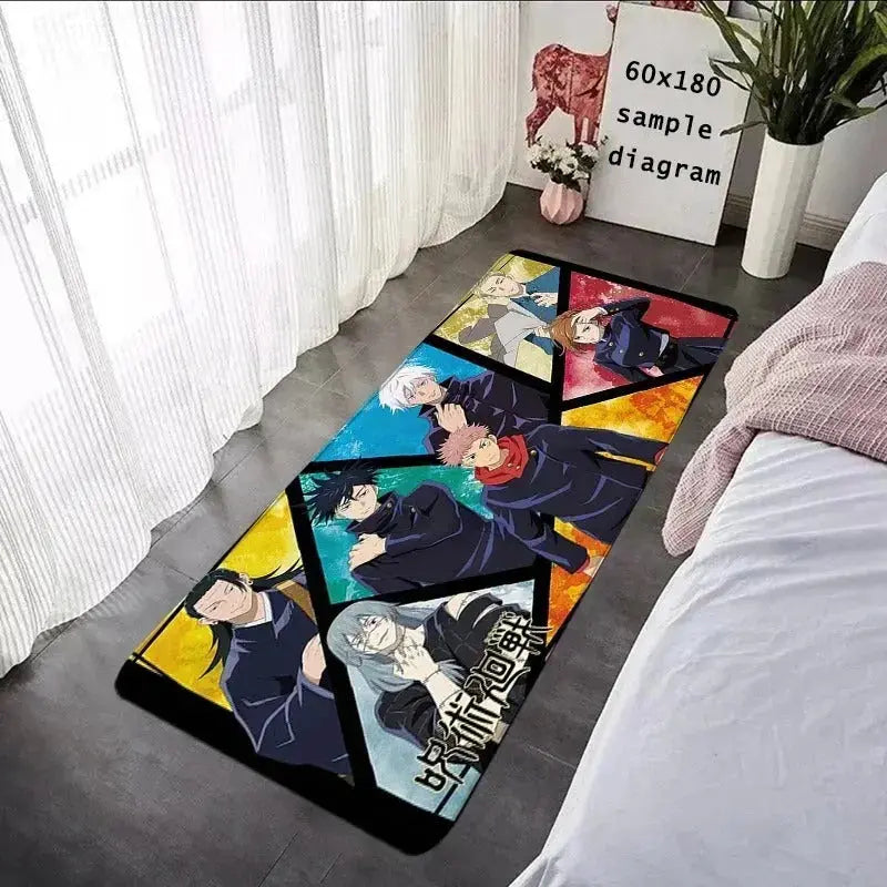 Gojo Satoru Anime Rug Zirconic