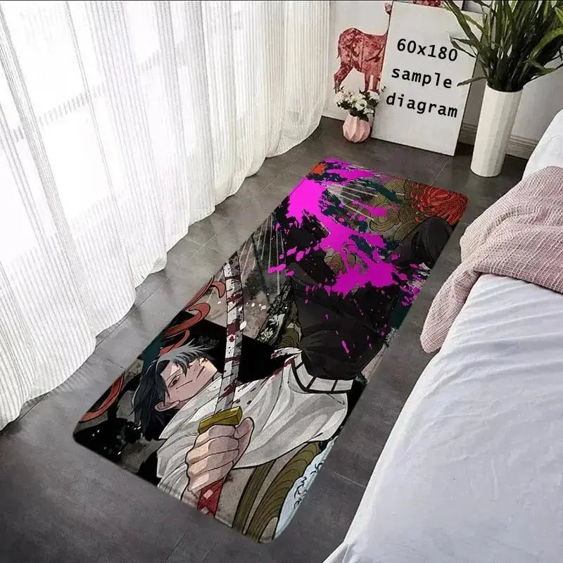 Gojo Satoru Anime Rug Zirconic