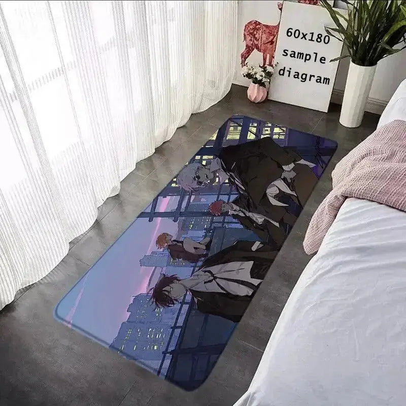 Gojo Satoru Anime Rug Zirconic
