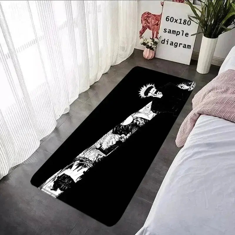 Gojo Satoru Anime Rug Zirconic