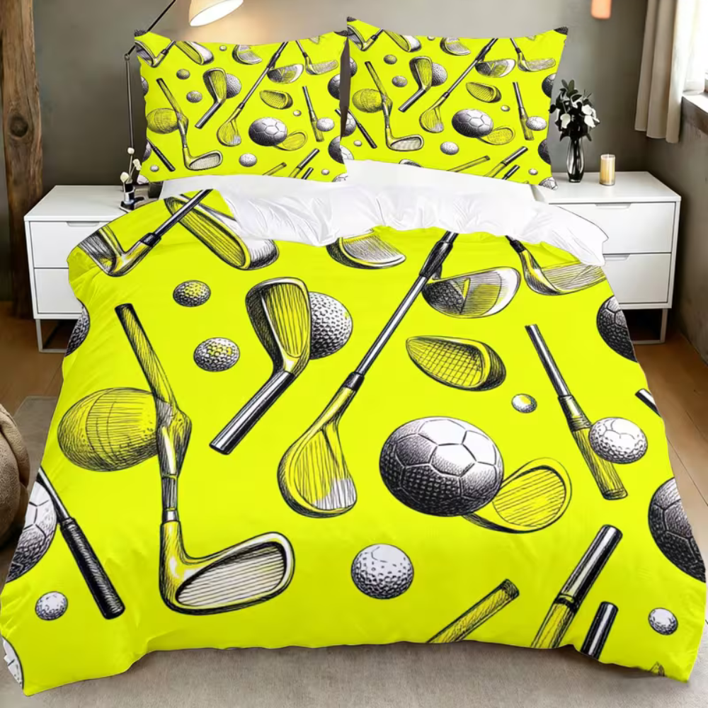 golf bedding aesthetic