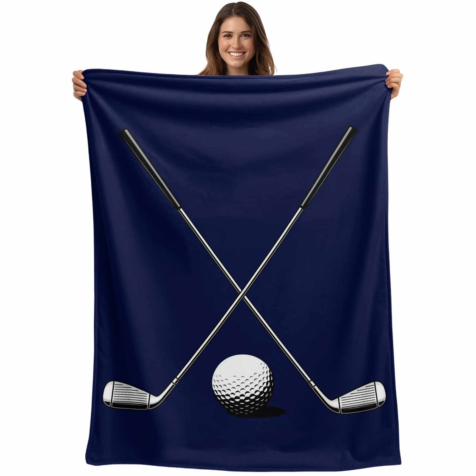 golf throw blanket soft flannel sports blanket
