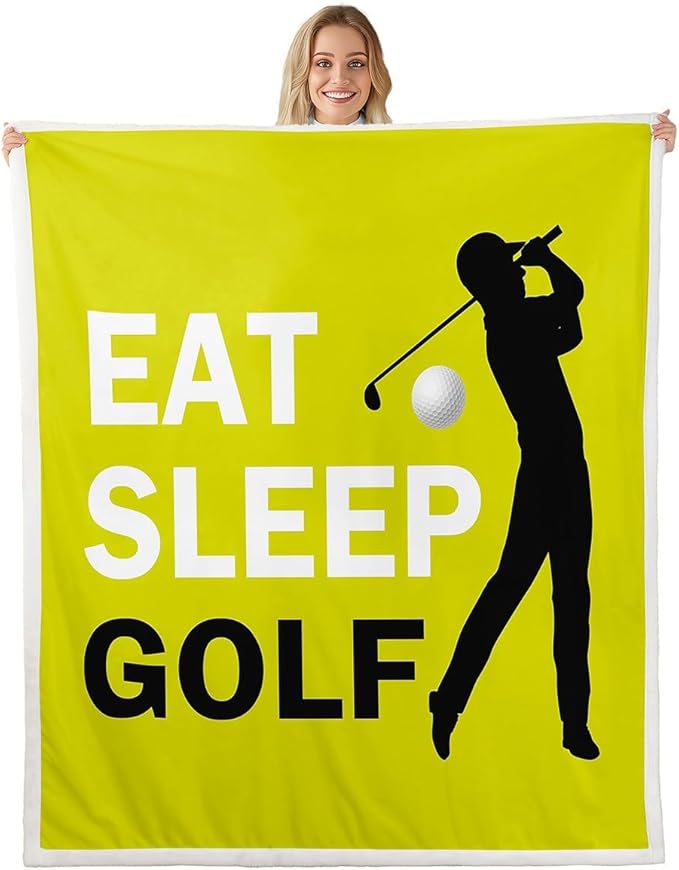 golf themed couch blanket for decor