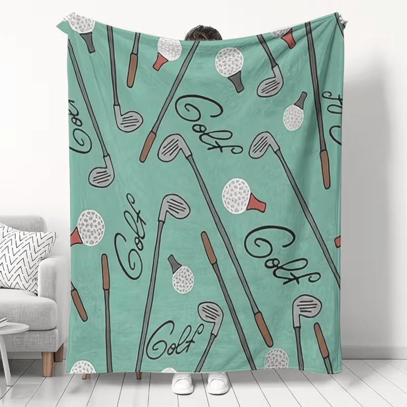 golf blanket for sofa and bed cozy throw