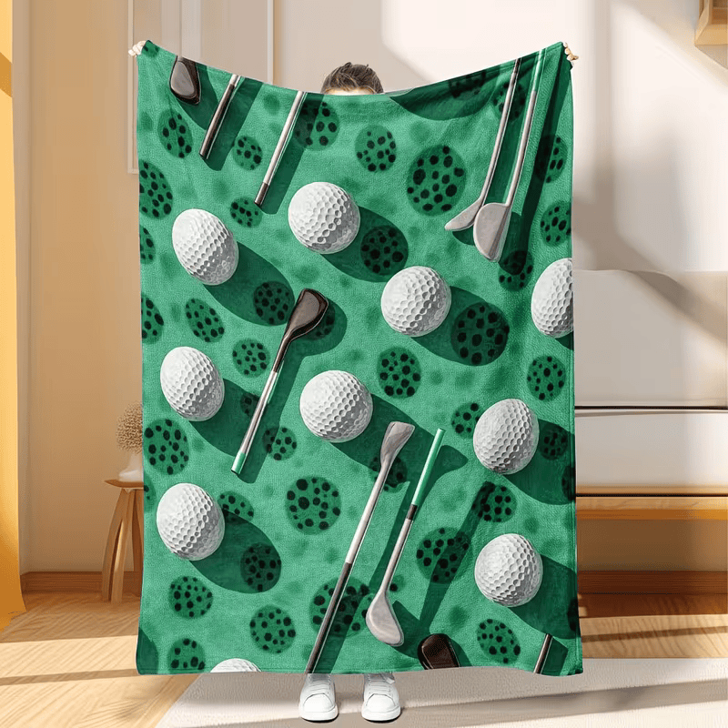 golf themed throw blanket for couch
