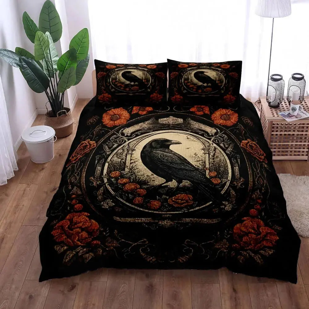 Gothic Raven Doona Cover