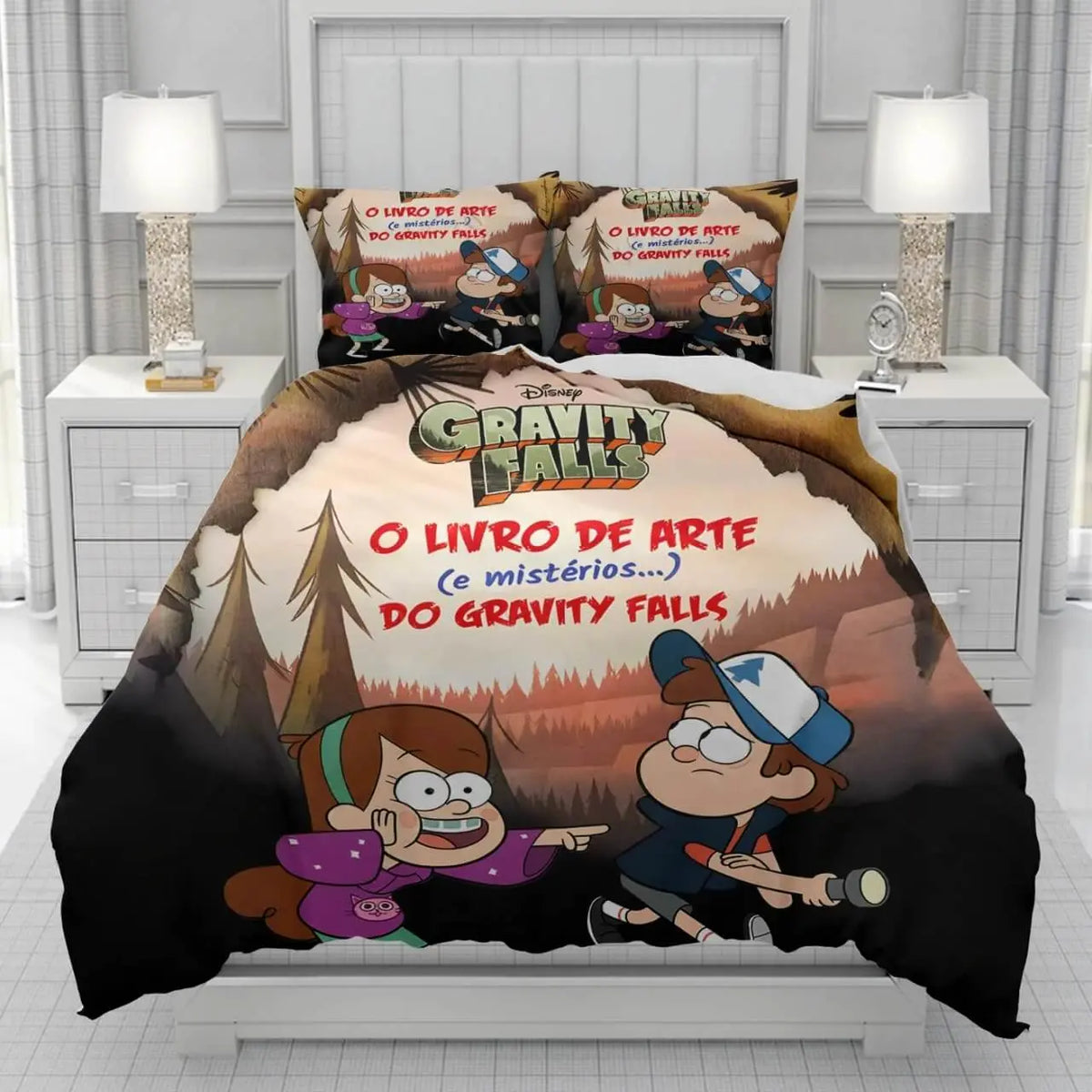 Gravity Falls 3D Quilt Cover