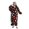 Grey Beaver Long Hoodie Blanket