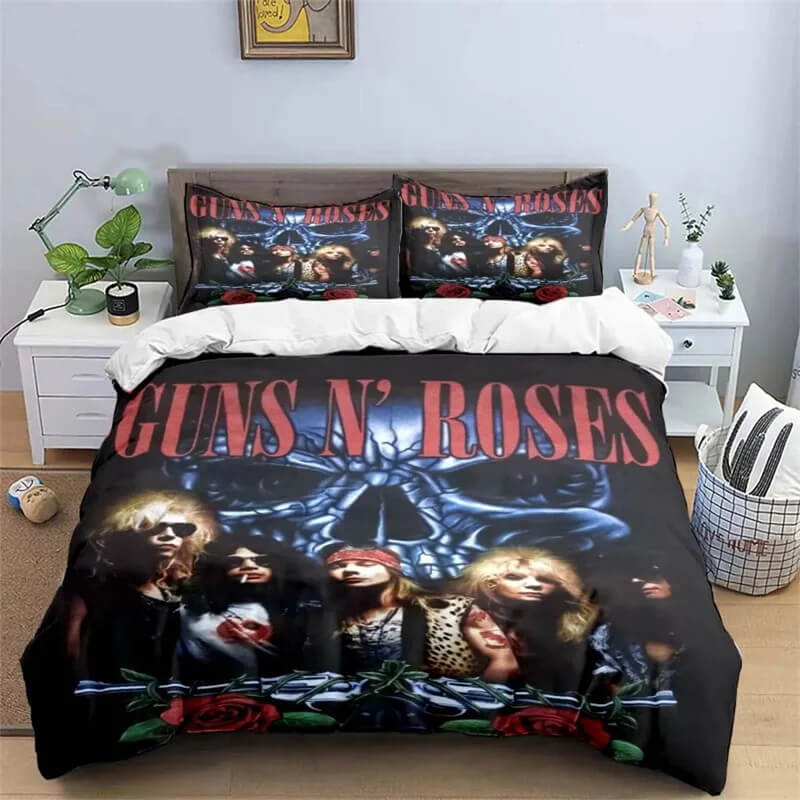 GNR bedding fade resistant print
