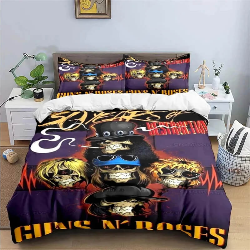 Guns N’ Roses bedding for kids