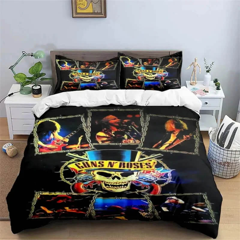 Rock music bedding set