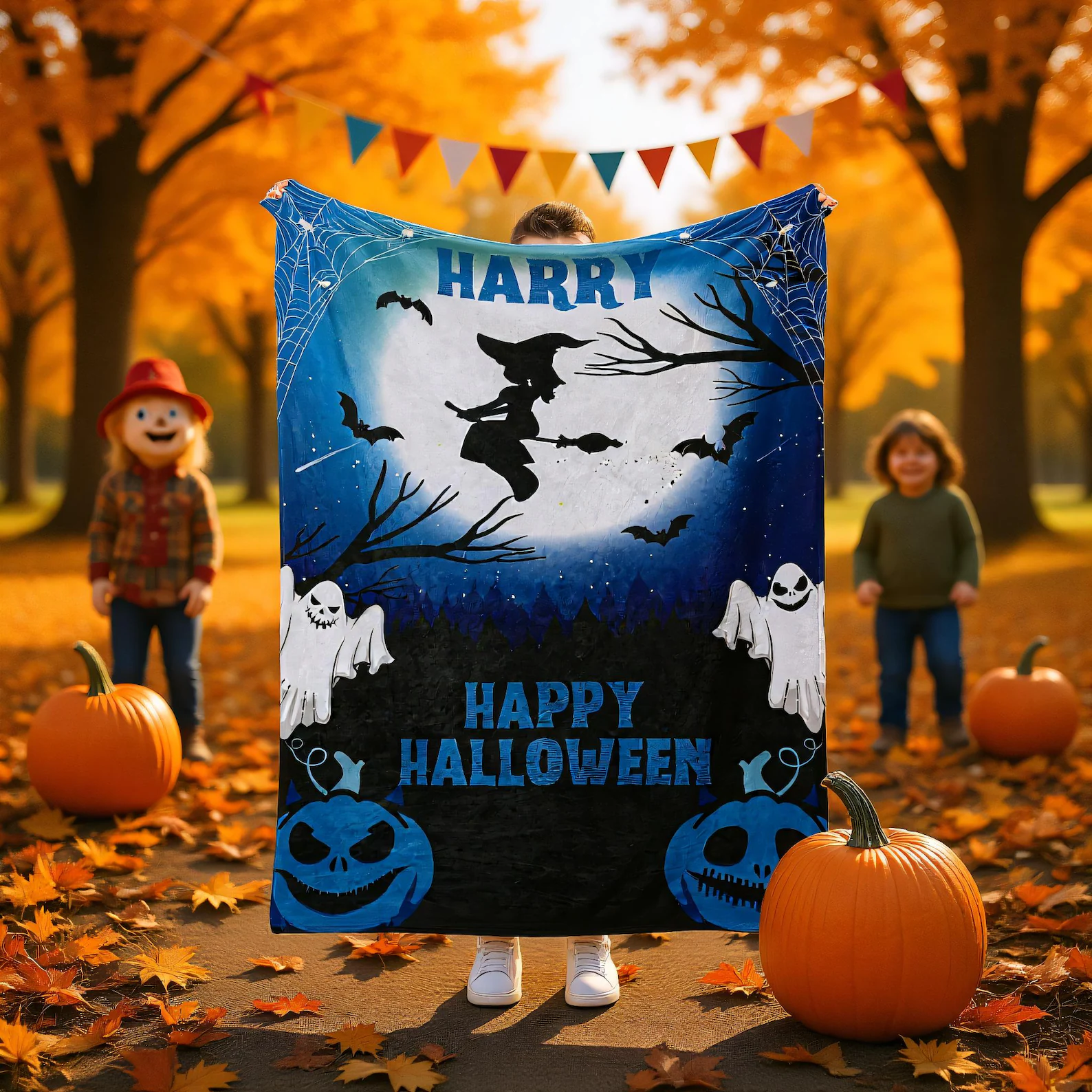Halloween Blanket for Toddlers