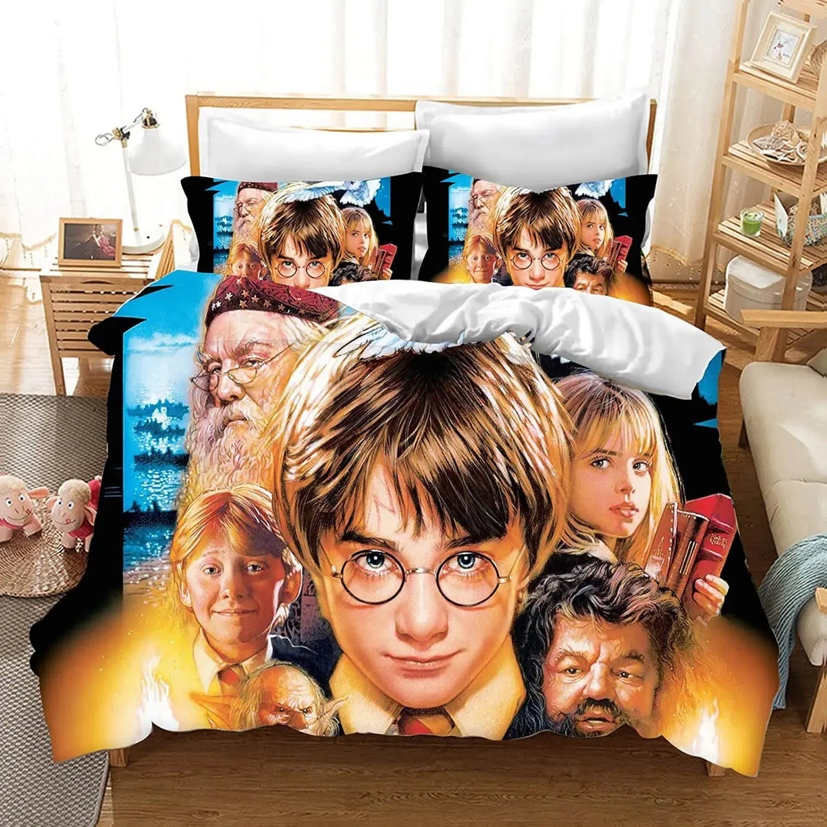 Harry Potter Hogwarts Hermione Granger & Albus Dumbledore Kids Bedding Cover