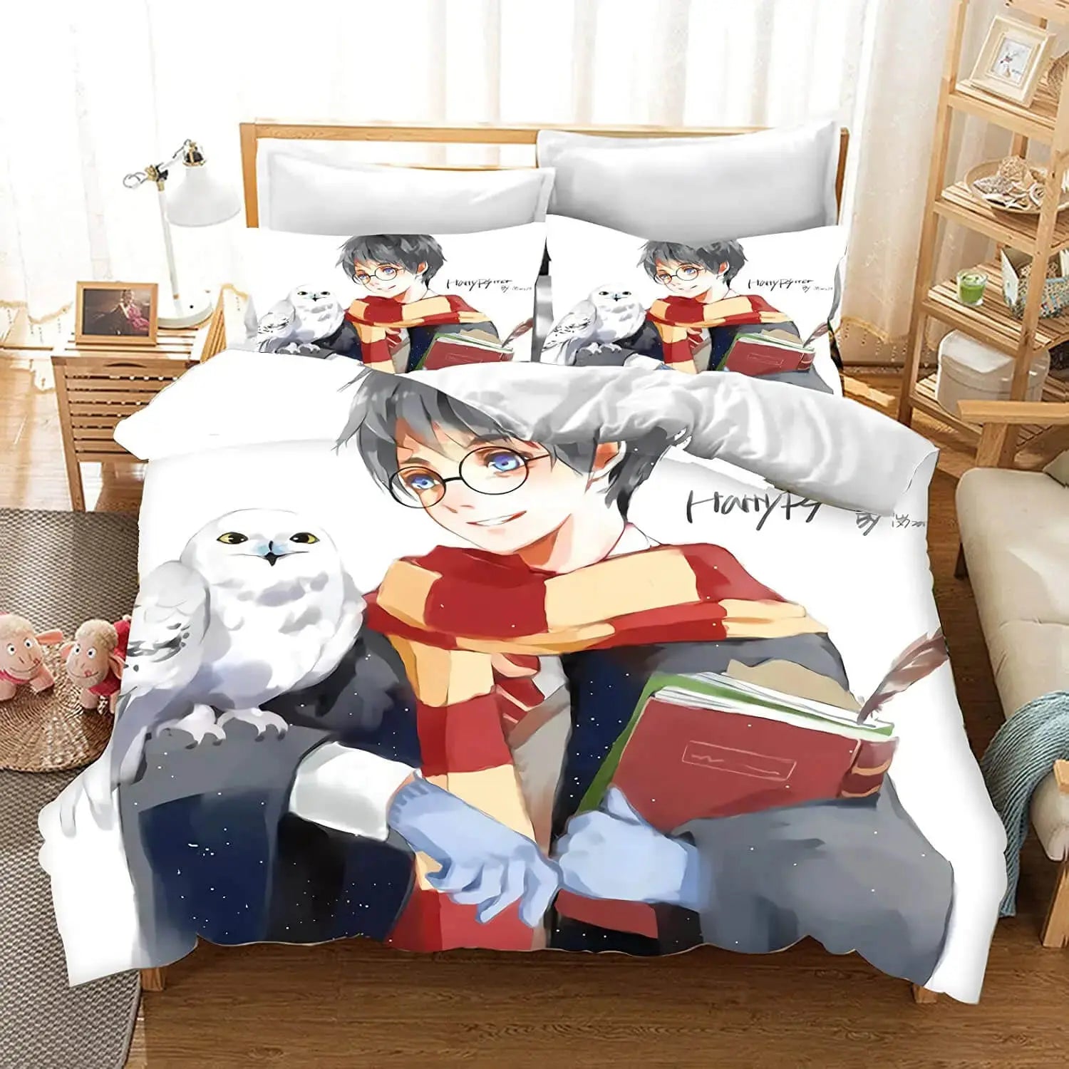 Harry Potter Hogwarts Hedwig Kids Bed Sheet