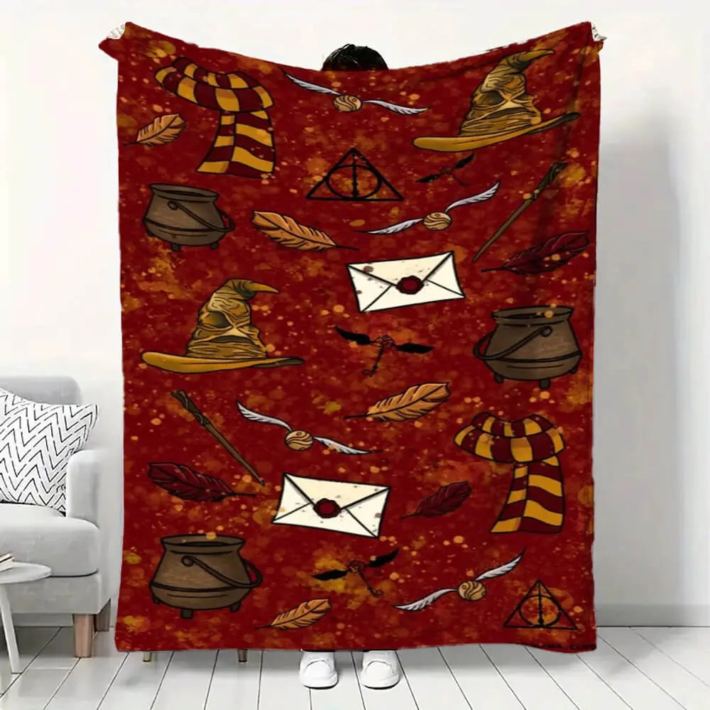 Harry Potter Hogwarts Kids Throw Blanket