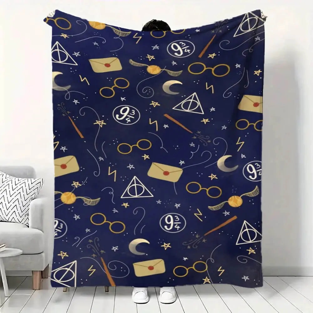 Harry Potter Hogwarts Kids Fleece Throw Blanket