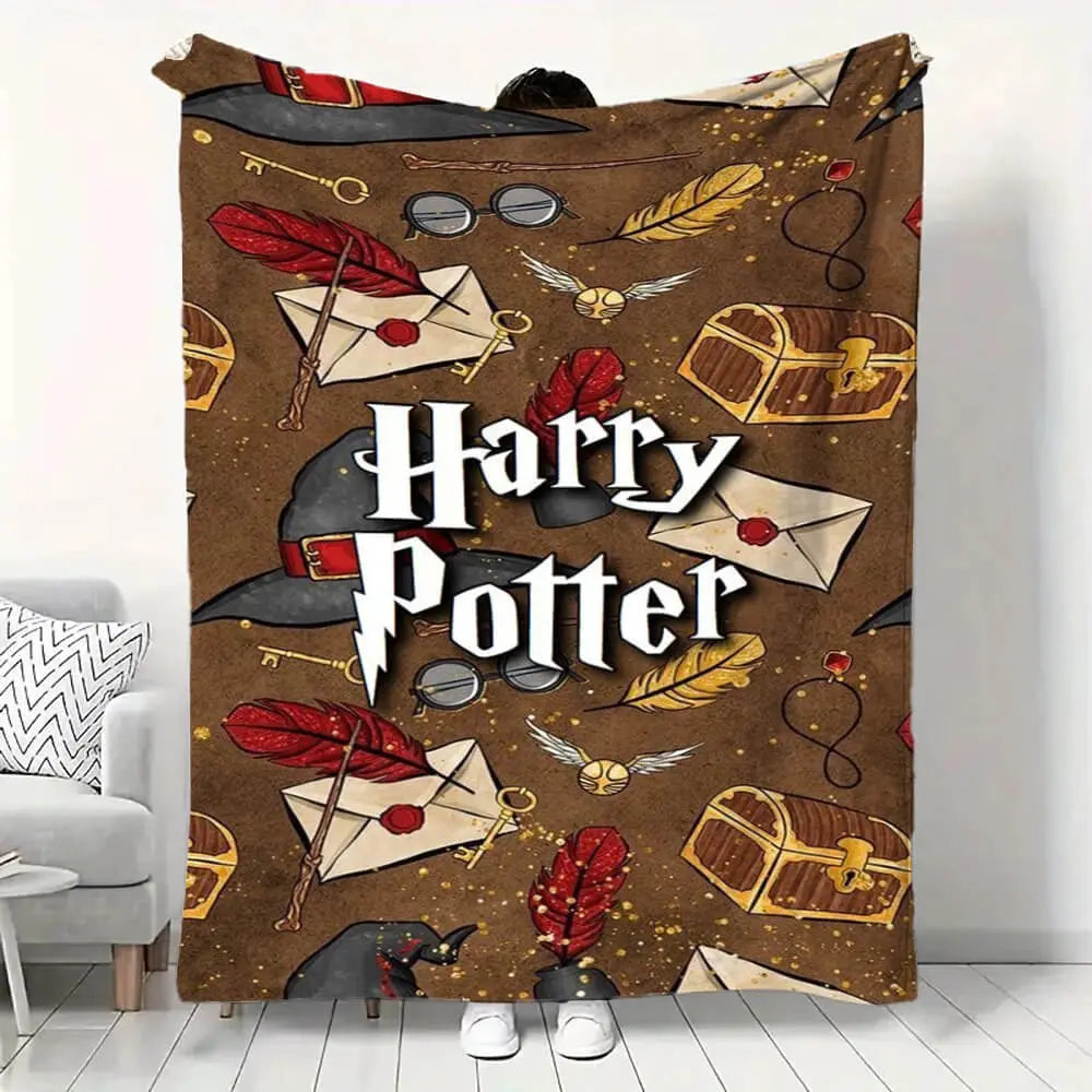 Harry Potter Hogwarts Kids Sofa Throw Blanket