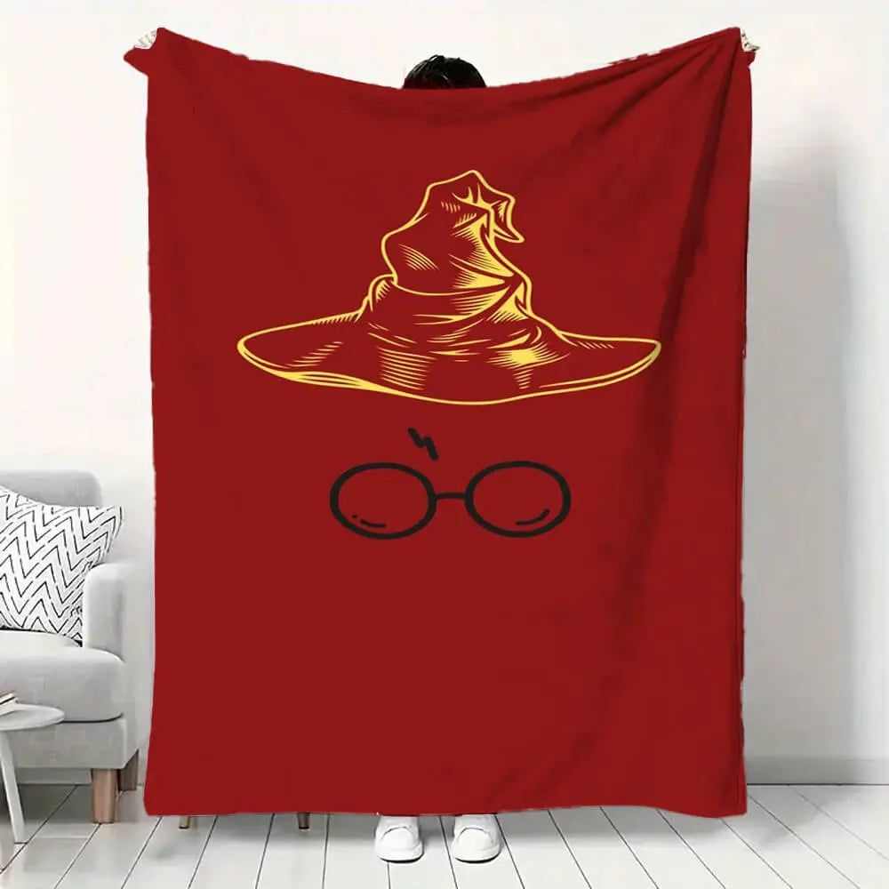 Harry Potter Hogwarts Movie Kids Flannel Throw Blanket